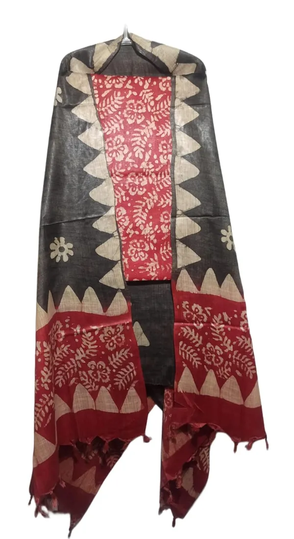 Red_&_Black_Bhagalpuri_Cotton_Silk_Batik_Print_Unstitched_Salwar_Suit_Dress_Material_With_Dupatta_For_Women