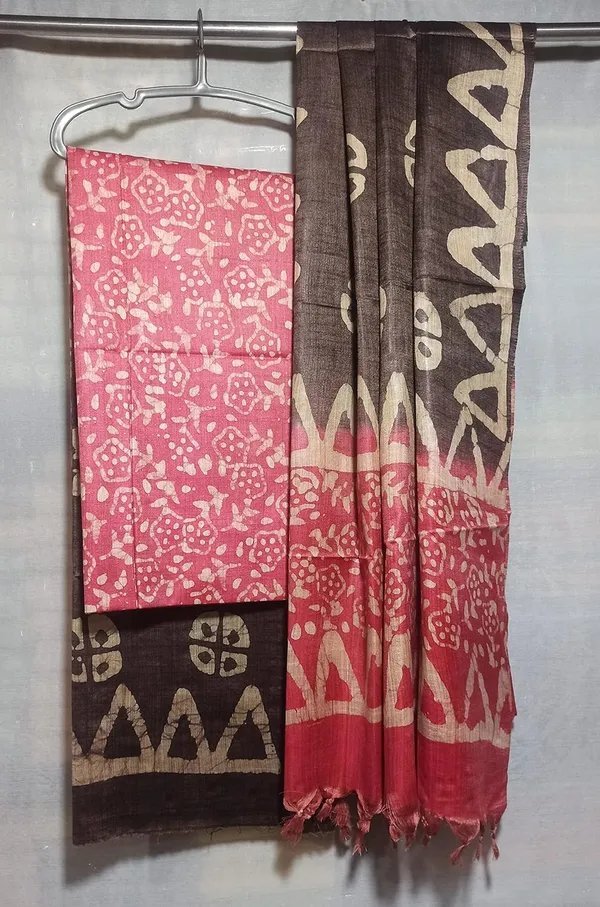 Pink_Coffee_Bhagalpuri_Cotton_Silk_Batik_Print_Unstitched_Salwar_Suit_Dress_Material_With_Dupatta_For_Women