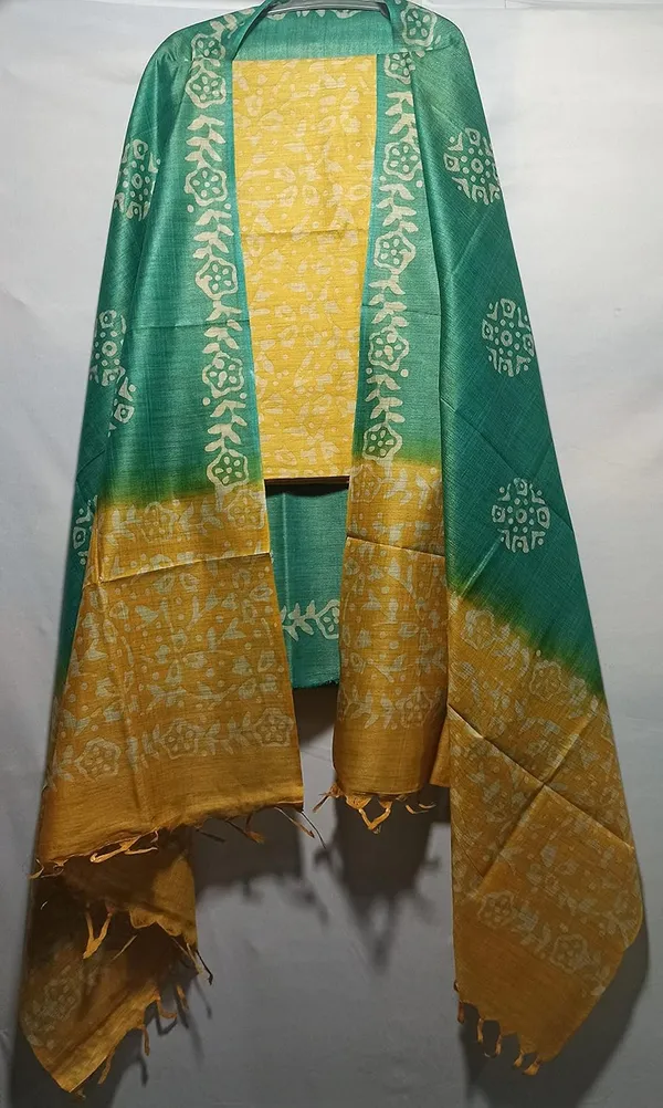 Yellow_Cotton_Silk_Batik_Print_Unstitched_Salwar_Suit_Dress_Material_With_Duputta_For_Women