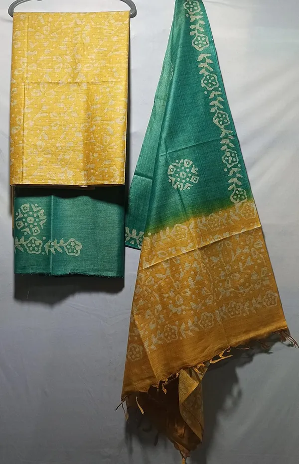 Yellow_Cotton_Silk_Batik_Print_Unstitched_Salwar_Suit_Dress_Material_With_Duputta_For_Women