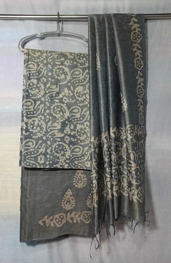 Grey_Cotton_Silk_Batik_Print_Unstitched_Salwar_Suit_Dress_Material_With_Duputta_For_Women