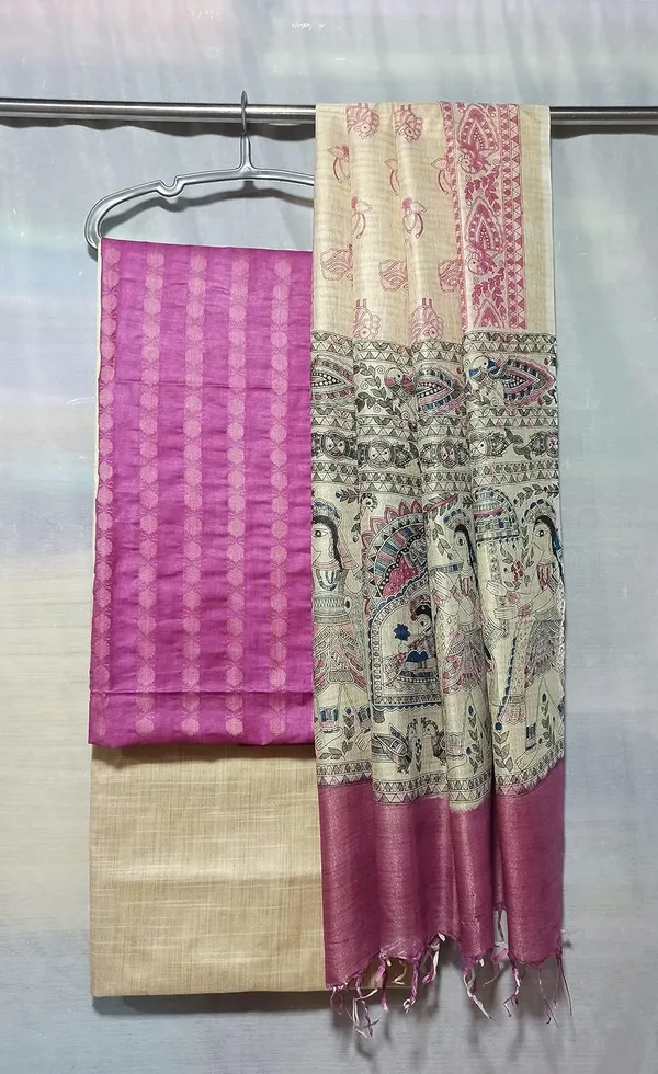 Pink_Cotton_Silk_Handcrafted_Unstitched_Salwar_Suit_Dress_Material_With_Screen_Printed_Duputta_For_Women