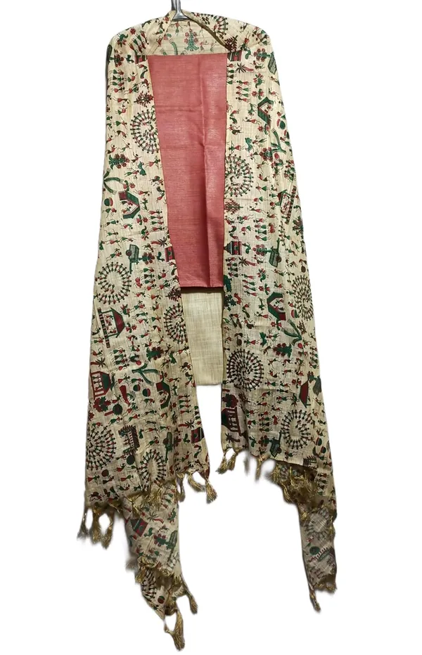 Red_Cotton_Silk_Handcrafted_Batik_Print_Unstitched_Salwar_Suit_Dress_Material_With_Duputta_|_Dress_Material_For_Women