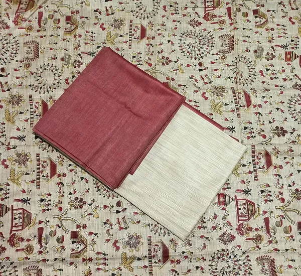 Red_Cotton_Silk_Unstitched_Salwar_Suit_Dress_Material_With_Handcrafted_Print_Duputta_For_Women
