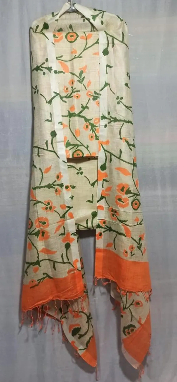 Orange_Cotton_Silk_Handcrafted_Screen_Print_Unstitched_Salwar_Suit_Dress_Material_With_Duputta_For_Women