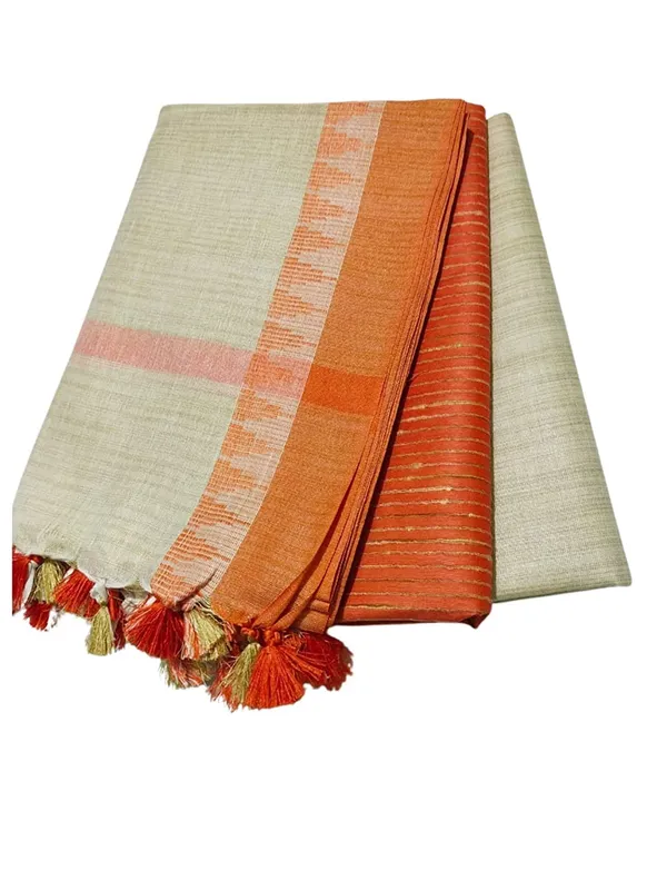 Orange_Jute_Silk_Unstitched_Suit_Set_For_With_Dupatta_|_Jute_Silk_Salwar_Suit_Dress_Material_|_Top_-_2.5_M,_Bottom_-_2.50_M_&_Dupatta_-_2.5_M_For_Women