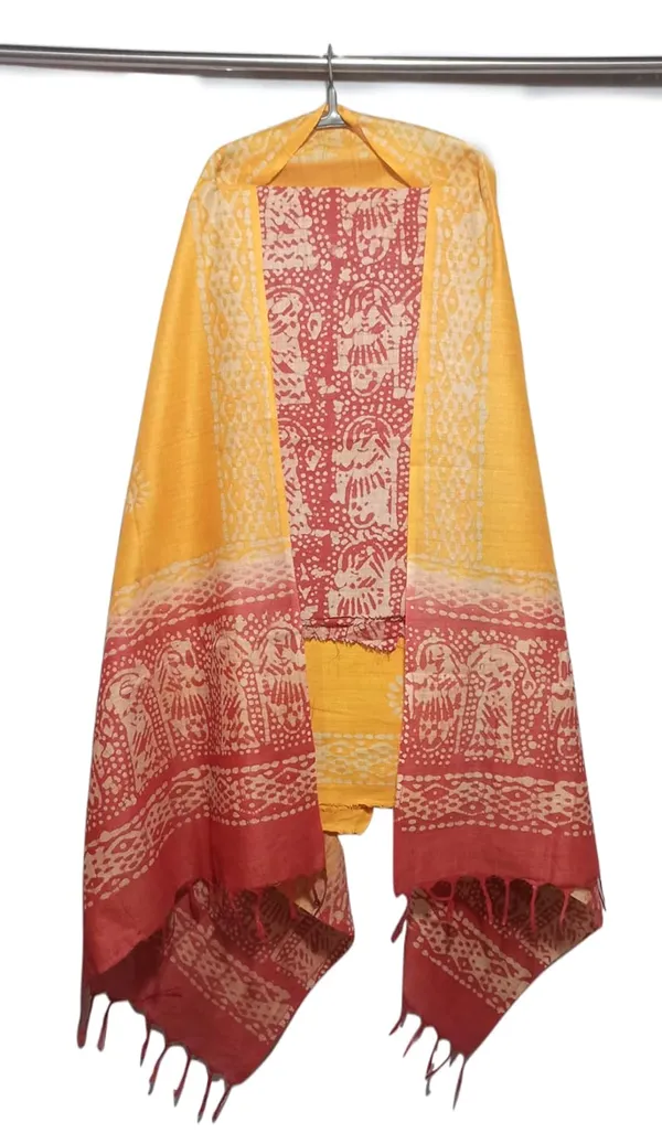 Red_&_Yellow_Bhagalpuri_Cotton_Silk_Batik_Print_Unstitched_Salwar_Suit_Dress_Material_With_Dupatta_For_Women