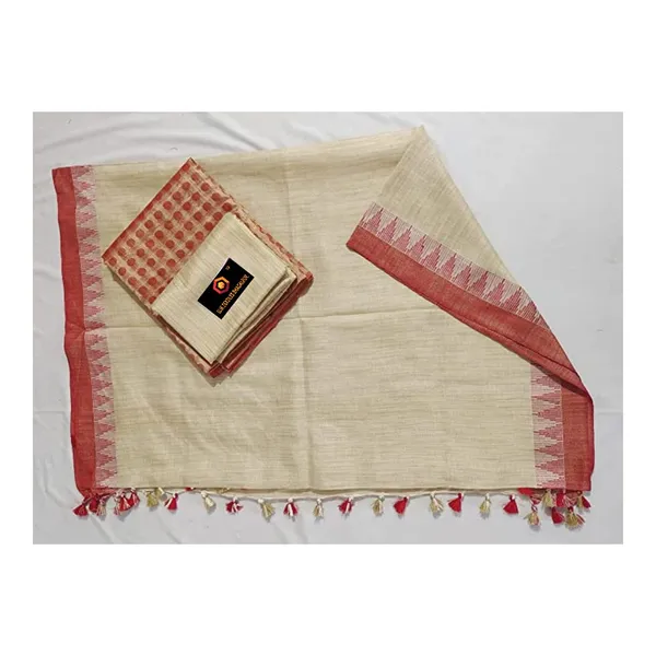 Red_Cotton_Silk_Buta_Design_Unstitched_Salwar_Suit_Dress_Material_With_Dupatta_For_Women