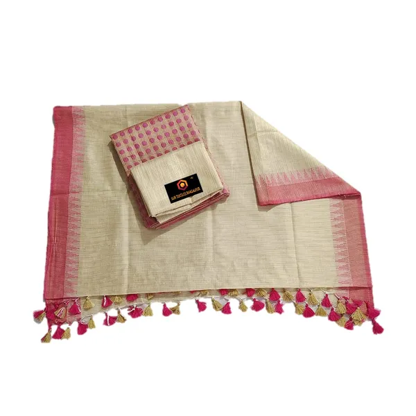 Pink_Cotton_Silk_Buta_Design_Unstitched_Salwar_Suit_Dress_Material_With_Dupatta_For_Women