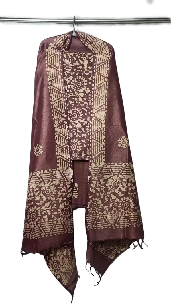 Maroon_Cotton_Silk_Handcrafted_Batik_Print_Unstitched_Salwar_Suit_Dress_Material_With_Duputta_For_Women