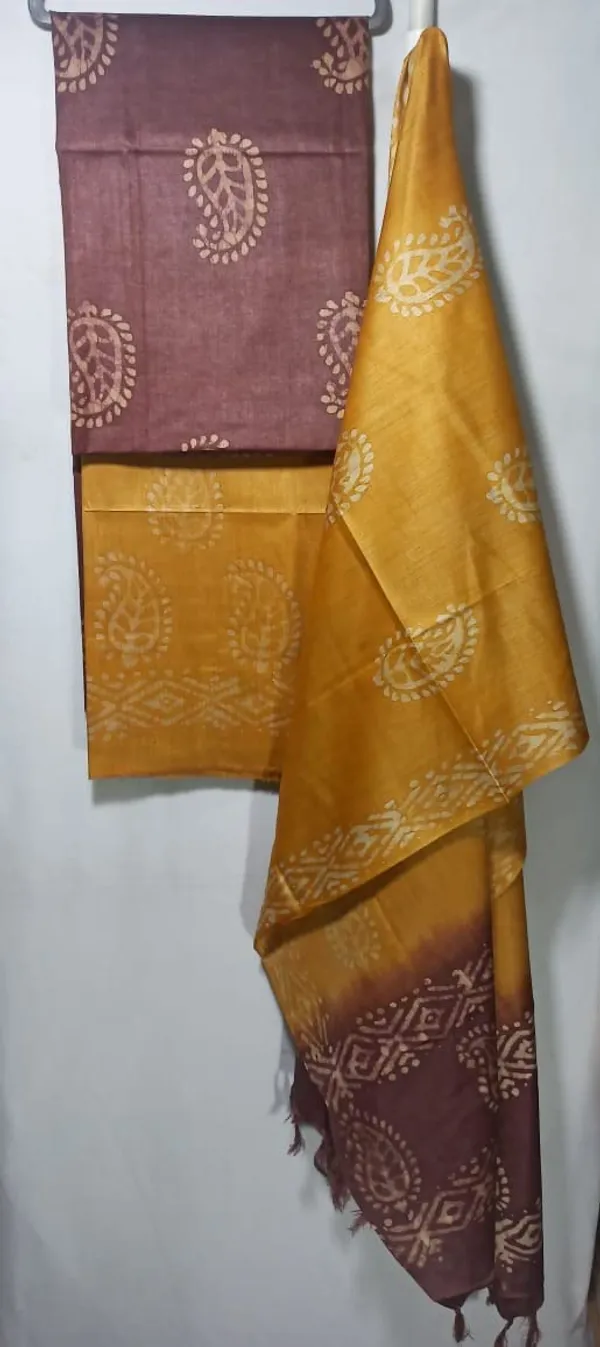 Maroon_Cotton_Silk_Dress_Material_Unstitched_Suits_Piece_With_Dupatta_For_Women