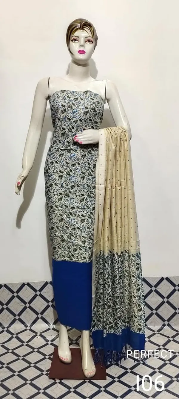 Blue_Cotton_Silk_Handcrafted_Screen_Print_Unstitched_Salwar_Suit_Dress_Material_With_Dupatta_For_Women
