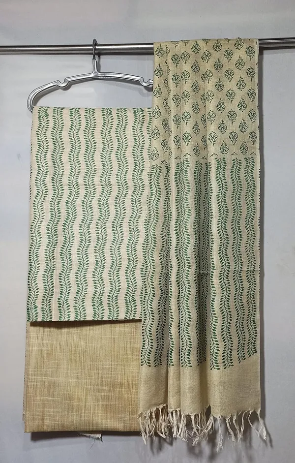 Green_Cotton_Silk_Handcrafted_Screen_Print_Unstitched_Salwar_Suit_Dress_Material_With_Duputta_For_Women