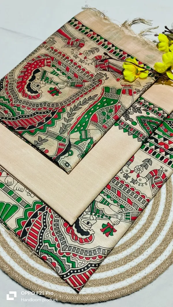 Madhubani_Print_Premium_Quality_Katan_Silk_Suit_Piece_Set_Katan_Silk_Material_(Dry_Clean_Only)
