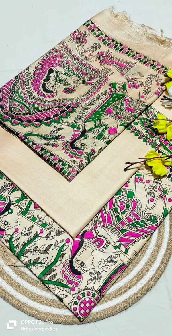 Madhubani_Print_Premium_Quality_Katan_Silk_Suit_Piece_Set_Katan_Silk_Material_(Dry_Clean_Only)