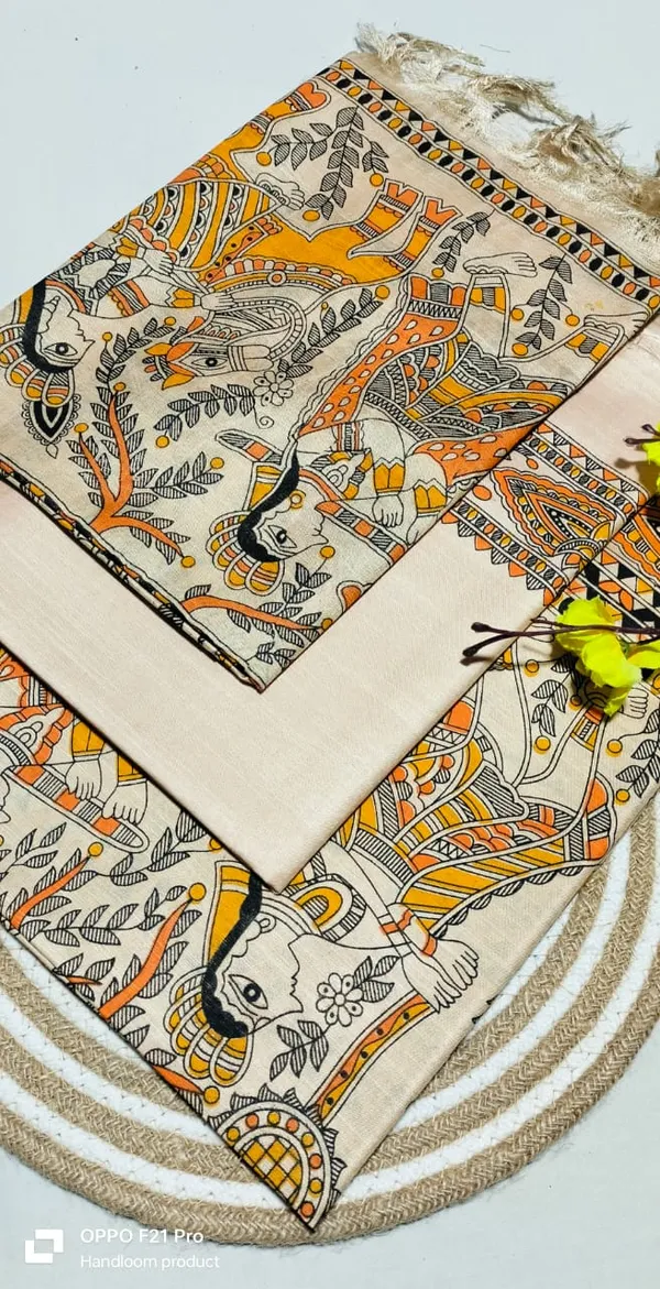 Madhubani_Print_Premium_Quality_Katan_Silk_Suit_Piece_Set_Katan_Silk_Material_(Dry_Clean_Only)
