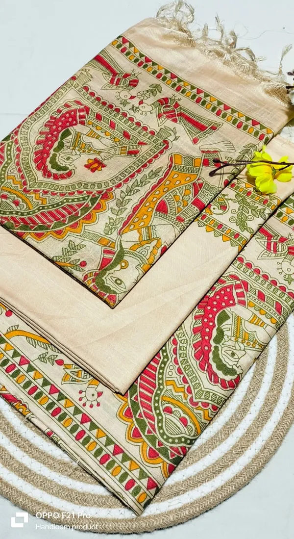Madhubani_Print_Premium_Quality_Katan_Silk_Suit_Piece_Set_Katan_Silk_Material_(Dry_Clean_Only)