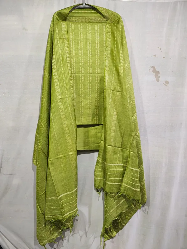 Hand_Weaving_Design_Suit_Piece_Set_Semi_Tussar_Silk_Material_(Dry_Clean_Only)