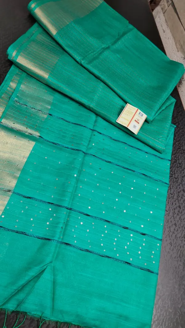 Firozy_Bhagalpuri_Semi_Silk_Saree_With_Unstitched_Blouse_Piece_For_Women