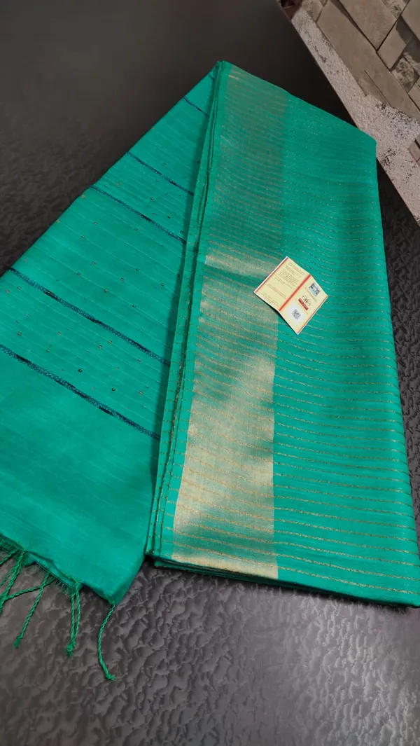 Firozy_Bhagalpuri_Semi_Silk_Saree_With_Unstitched_Blouse_Piece_For_Women