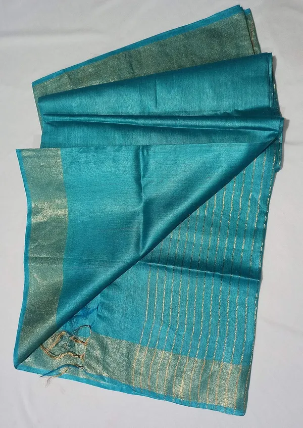 Firozy_Bhagalpuri_Semi_Silk_Saree_With_Unstiched_Blouse_Piece_For_Women