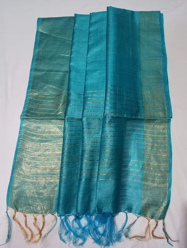 Firozy_Bhagalpuri_Semi_Silk_Saree_With_Unstiched_Blouse_Piece_For_Women