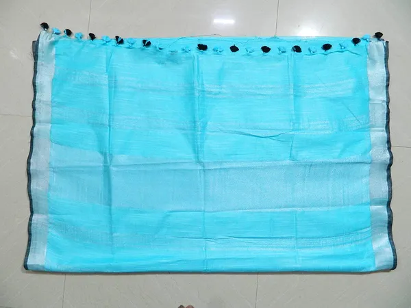Women's_Linen_Slub_Saree_With_Contrast_Blouse_Piece