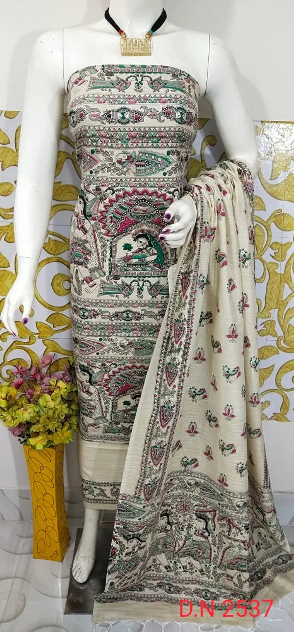 Cotton__silk_madhubani_print_dress_material