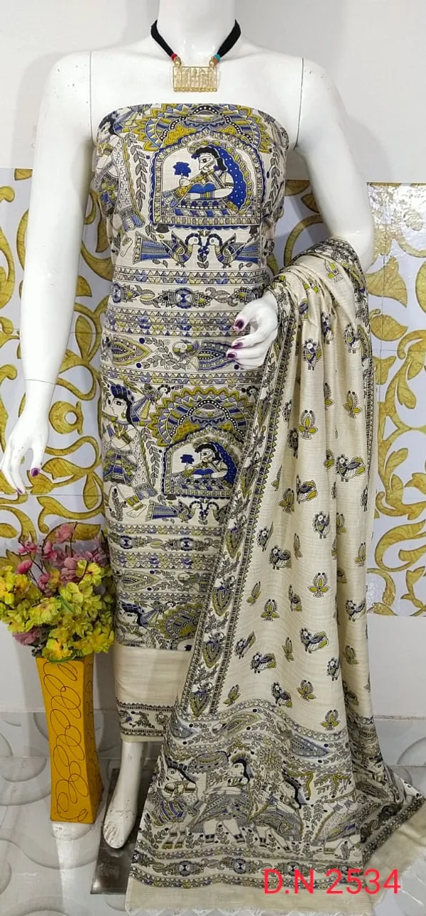 Cotton__silk_madhubani_print_dress_material
