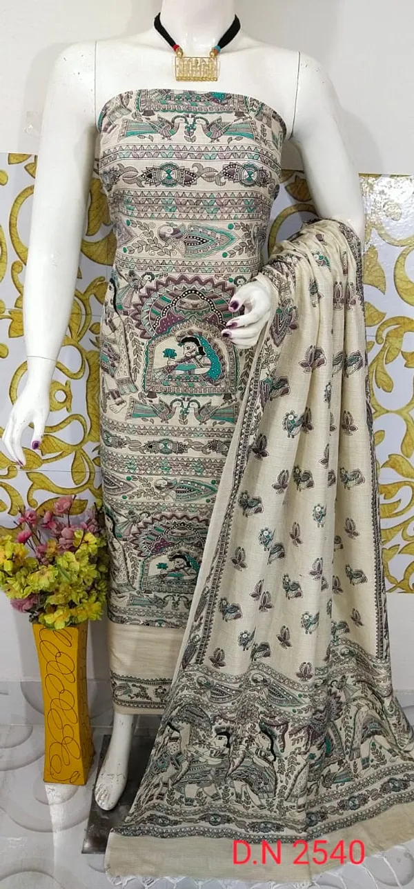 Cotton__silk_madhubani_print_dress_material