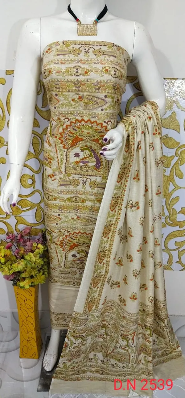 Cotton__silk_madhubani_print_dress_material