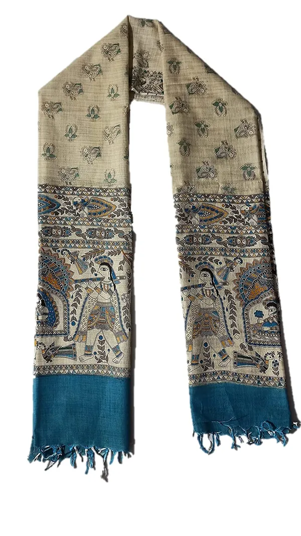 Firozy_Cotton_Silk_Madhubani_Print_Dupatta_|_Bhagalpuri_Dupatta_For_And_Girls_For_Women