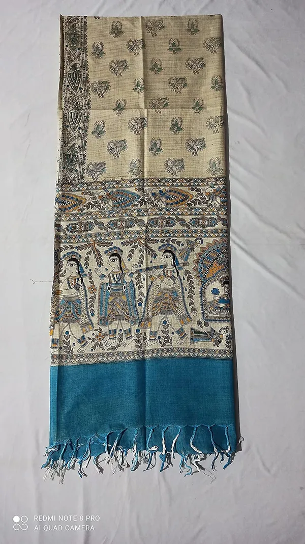 Firozy_Cotton_Silk_Madhubani_Print_Dupatta_|_Bhagalpuri_Dupatta_For_And_Girls_For_Women