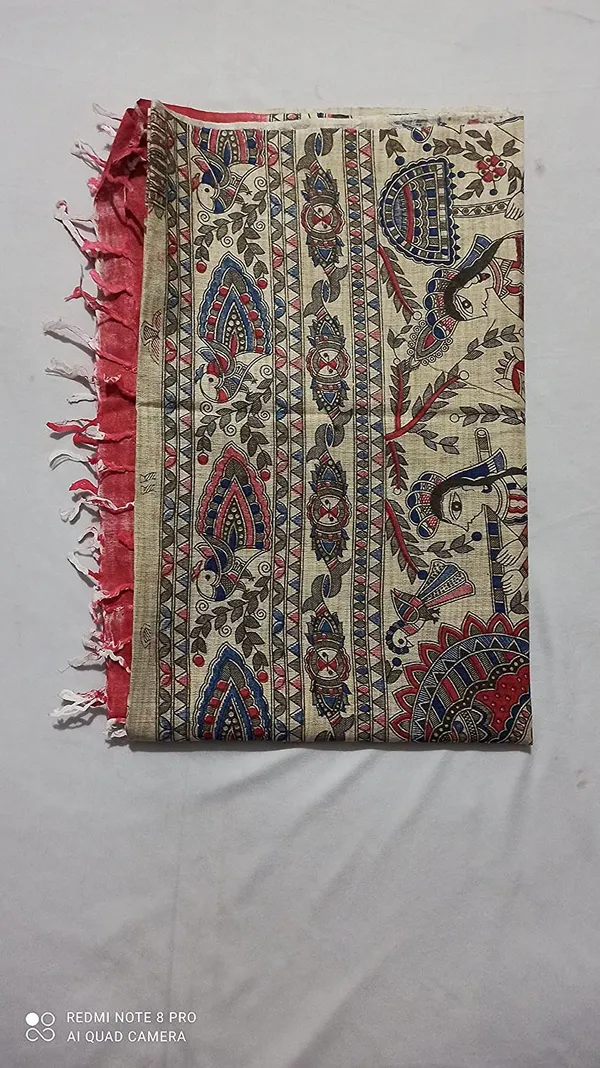 Red_Cotton_Silk_Madhubani_Print_Dupatta_|_Bhagalpuri_Dupatta_For_And_Girls_For_Women