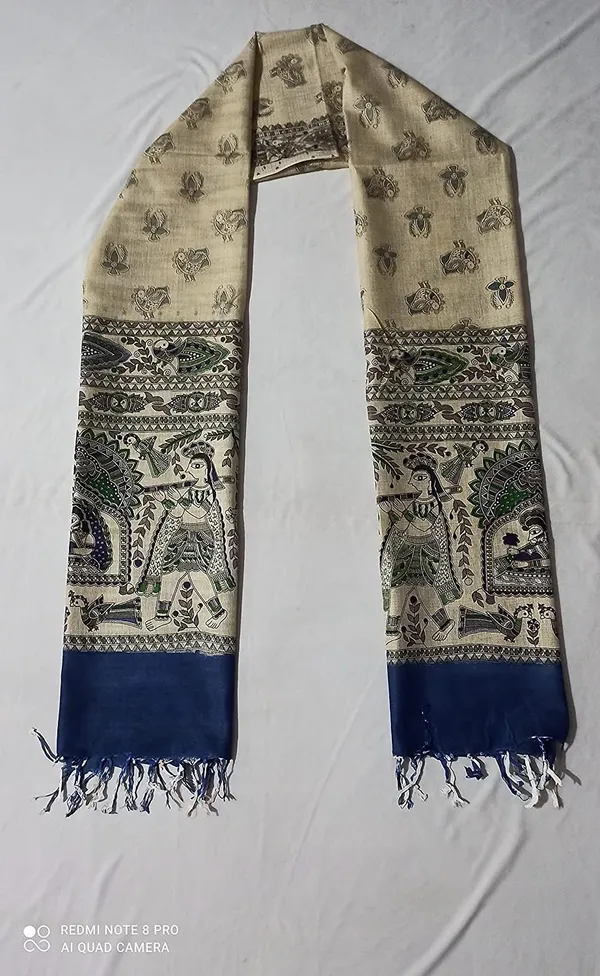 Blue_Cotton_Silk_Madhubani_Print_Dupatta_|_Bhagalpuri_Dupatta_For_And_Girls_For_Women