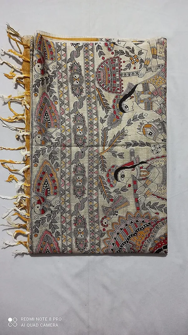 Gold_Cotton_Silk_Madhubani_Print_Dupatta_|_Bhagalpuri_Dupatta_For_And_Girls_For_Women