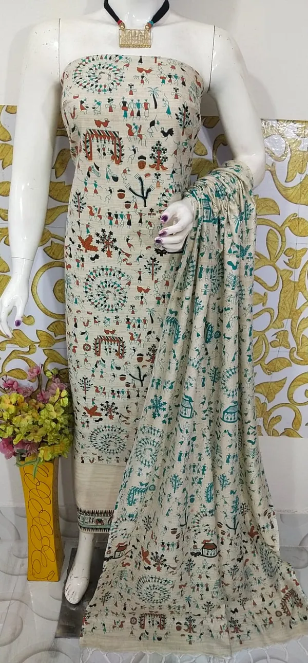 Madhubani_Print_Premium_Quality_Cotton_Silk_Suit_Piece_Cotton_Silk_Material_(Dry_Clean_Only)