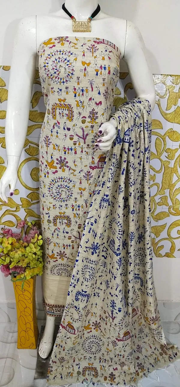 Madhubani_Print_Premium_Quality_Cotton_Silk_Suit_Piece_Cotton_Silk_Material_(Dry_Clean_Only)
