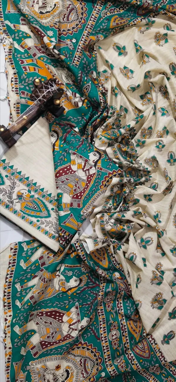 Madhubani_Print_Premium_Quality_Cotton_Silk_Suit_Piece_Set_Cotton_Silk_Material_(Dry_Clean_Only)