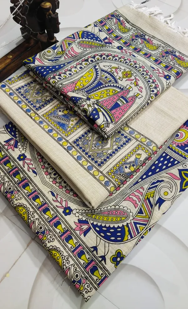 Madhubani_Print_Premium_Quality_Cotton_Silk_Suit_Piece_Set_Khadi_Silk_Material_(Dry_Clean_Only)