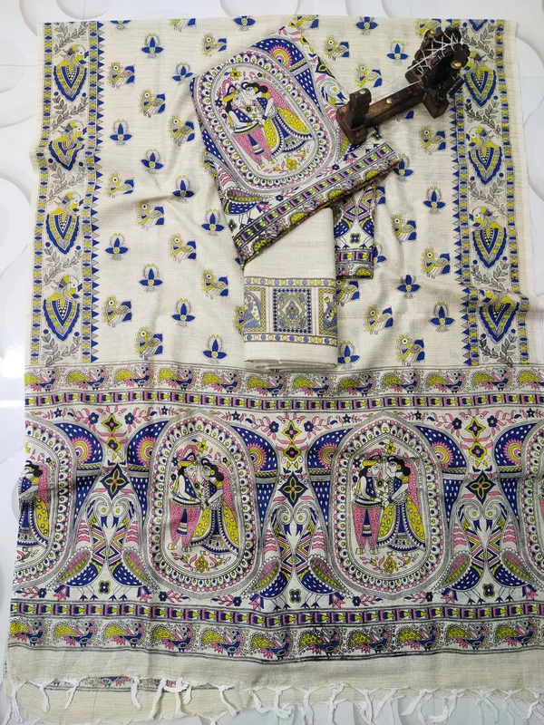 Madhubani_Print_Premium_Quality_Cotton_Silk_Suit_Piece_Set_Khadi_Silk_Material_(Dry_Clean_Only)