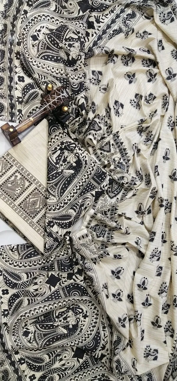 Madhubani_Print_Premium_Quality_Cotton_Silk_Suit_Piece_Set_Khadi_Silk_Material_(Dry_Clean_Only)