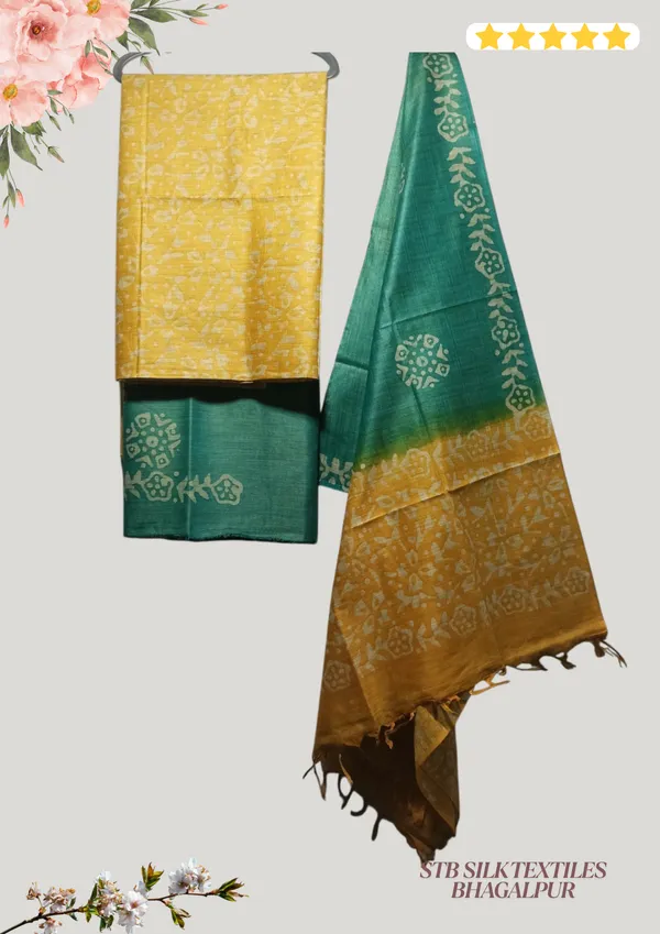 Yellow_Cotton_Silk_Batik_Print_Unstitched_Salwar_Suit_Dress_Material_With_Duputta_For_Women