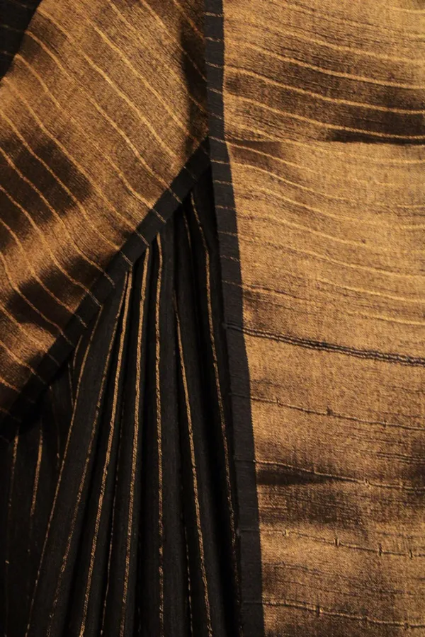 Black_Exquisite_Semi_Silk_Sarees_with_Blouse
