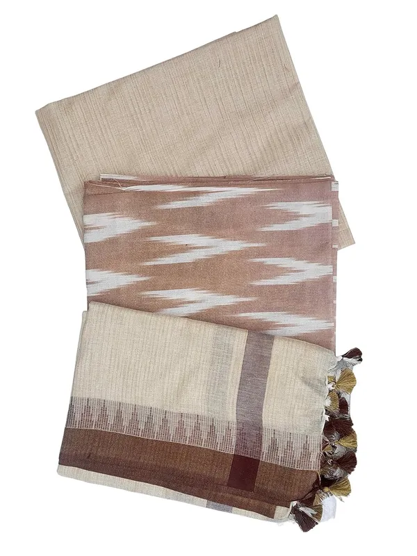 Brown_Cotton_Unstitched_Salwar_Suit_Set_For_With_Dupatta,_Salwar_Suit_Dress_Material_For_|_Top_-_2.5_M,_Bottom_-_2.5_M,_Dupatta_-_2.5_M_For_Women