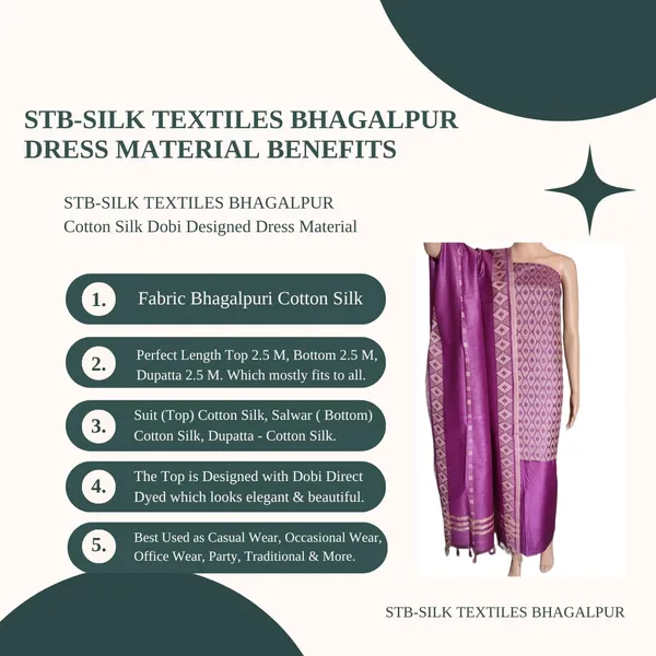 Magenta_Cotton_Silk_Handloom_Weaving_Unstitched_Salwar_Suit_Dress_Material_With_Dupatta_For_Women