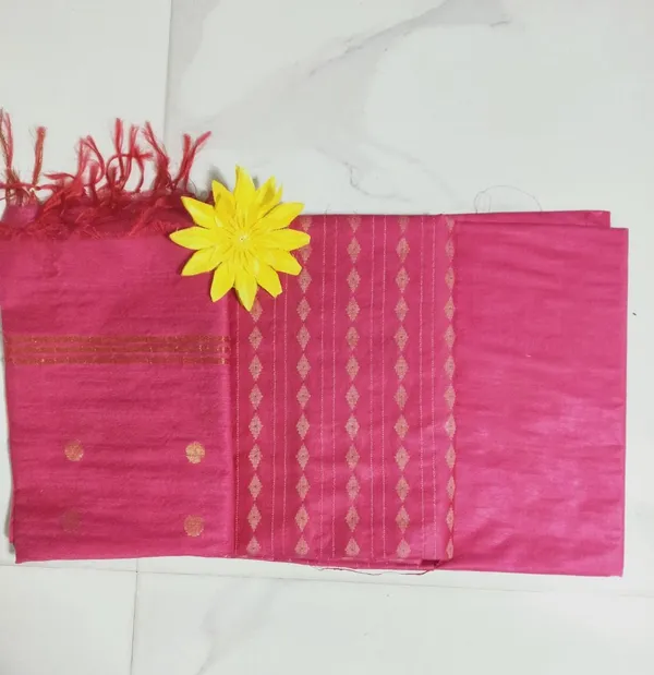 Pink_Bhagalpuri_Cotton_Silk_Unstitched_Salwar_Suit_Dress_Material_With_Dupatta_For_Women