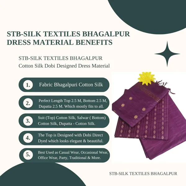 Megenta_Bhagalpuri_Cotton_Silk_Unstitched_Salwar_Suit_Dress_Material_With_Dupatta_For_Women