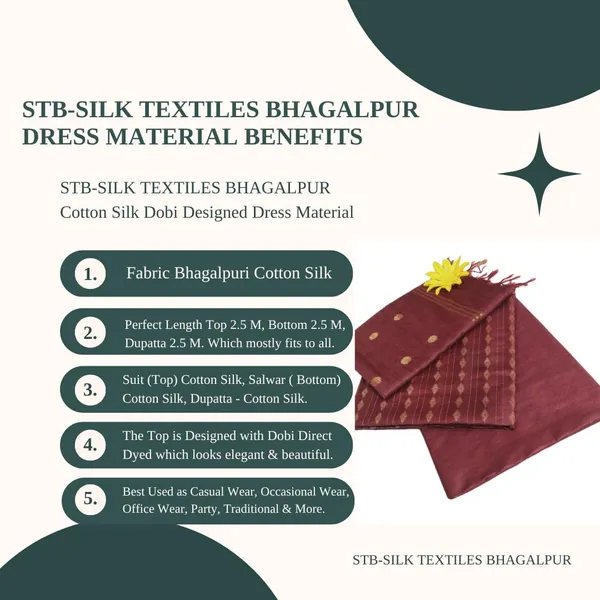 Brown_Bhagalpuri_Cotton_Silk_Unstitched_Salwar_Suit_Dress_Material_With_Dupatta_For_Women