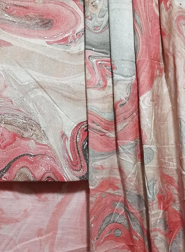 Peach_Cotton_Silk_Marble_Print_Unstitched_Salwar_Suit_Dress_Material_With_Dupatta_For_Women